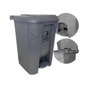 LIXEIRA CINZA 100LTS 4,7KG PERFETC