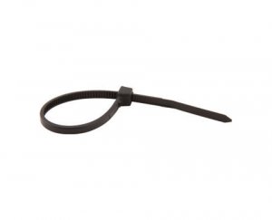 Abra�adeira Nylon 100 x 2,5 Preta com 100 pcs Vonder