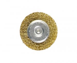 Escova circular 75mm com haste 6mm MTX
