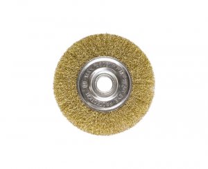 Escova Circular Ondulada 100mm Com Furo 22mm MTX