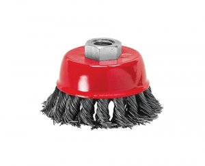 Escova de a�o carbono tipo copo torcida 65mm MTX
