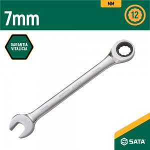 CHAVE COMBINADA C/CATRACA 7MM SATA