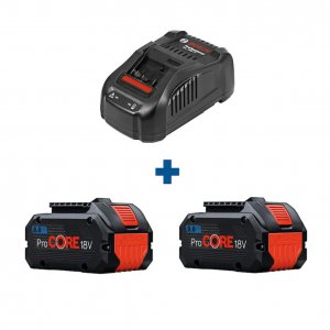Kit Carregador Bosch GAL 1880 CV e 2B PROCORE 18V 8,0 AH