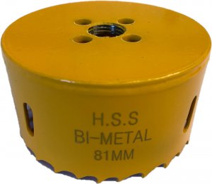 Serra Copo Bi-metal 81MM HSS Allwerk