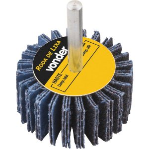 Roda de Lixa 40 mm x 20 mm Com Haste G60 Vonder