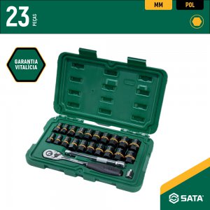 jogo de soquete de extra��o Bolt biter 23pc St09138 SATA