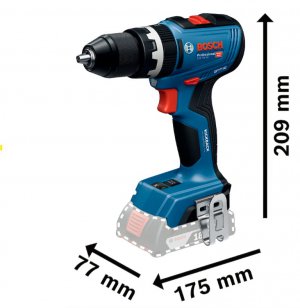 Parafusadeira Furadeira Impacto Bosch Gsb 18v-65 Sem Bateria