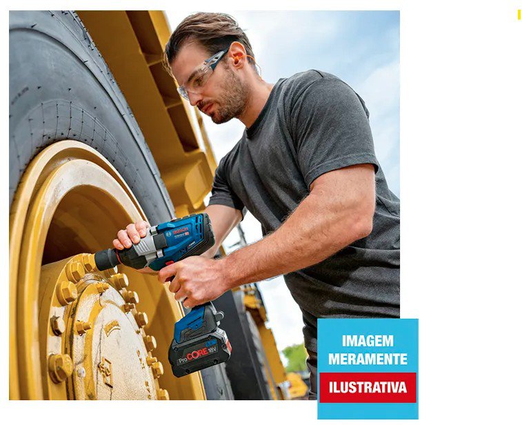 Chave De Impacto Bosch Gds 18v-1600 Hc 18v Sb | Sipar Ferramentas