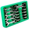 Jogo de Chave Combinada Curta com Catraca de 10 a 19mm 10 pe�as SATA ? ST09025G