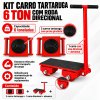 Kit Carro Tartaruga 6 Ton com Roda Direcional