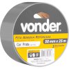 Fita Adesiva refor�ada 50 mm x 25 m prata Vonder