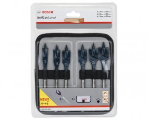 Jogo de broca chata Self Cut com 6 p�s Bosch