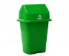 Lixeira Ecol�gica Capacidade 50 Litros Verde / Vidro