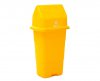 Lixeira Ecol�gica Capacidade 50 Litros Amarela / Metal