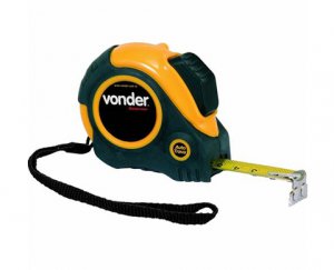 Trena 8 Mt Auto-Trava Corpo Emborrachado Fita 25 mm Vonder
