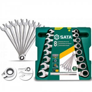 Jogo de Chave Combinada Catracada Com 8 Pe�as Sata
