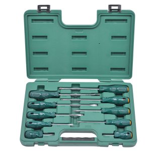 Jogo de Chaves de Fenda e Phillips 10 Pe�as ST09304ESJ Sata