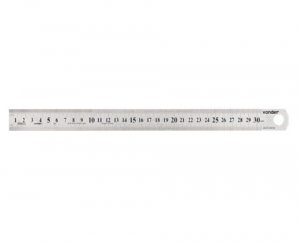 R�gua/Escala de A�o Inox 600mm Vonder
