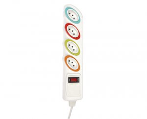 Filtro Linha Breaker 10A 1,3 metros gelo color Daneva