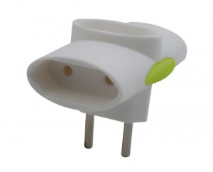 Pino Multiplicador 2P 10A/250V  Daneva
