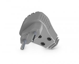 Plugue Desmont�vel 90� 2P 10A/250V Daneva