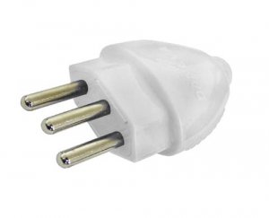 Plugue Desmont�vel 2P+T 10A/250V Daneva