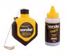Carretel de linha com Giz Vermelho para Drywall Vonder