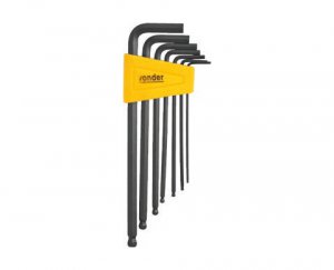Jogo Chave Allen Abaulada 1,5 - 6 mm c/7 pe�as Vonder