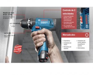 Parafusadeira/Furadeira GSB 1200-2-LI Bosch