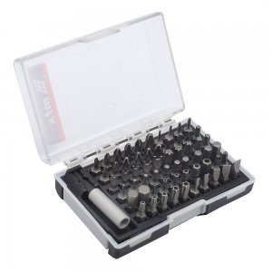 Jogo de Bits 1/4 - 25mm CRV com 61 pe�as MTX