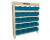 Kit Estante gaveteiro 25/3 azul c�d.6101A Presto