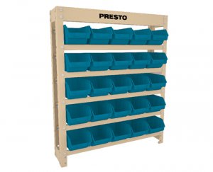 Kit Estante gaveteiro 25/3 azul c�d.6101A Presto