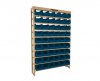 Estante com gaveteiro 54/5 Azul Presto