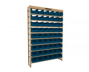 Estante com gaveteiro 54/5 Azul Presto