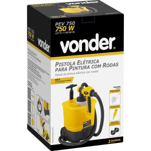 Pistola el�trica para pintura PEV750 220V com roda Vonder
