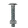 Parafuso Franc�s Com Porca UNC 5/16 x 3 A�o Carbono Zincado