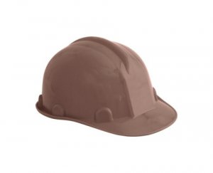 Capacete com carneira marron aba frontal Nove54