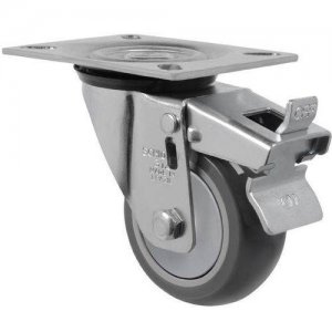Rod�zio Girat�rio C/ Freio GL 312  BP- PVC c/ Freio 60kg