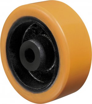 Roda - 62 PR-Poliuretano Cor Amarelo 700kg