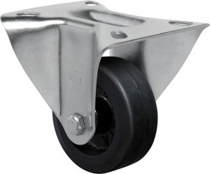 Rod�zio Fixo FL 414 BN BN- Borracha Moldada 150kg