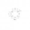 Rod�zio Fixo FL 414 BPN BP-PVC 85kg