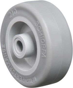 Roda - 210 SP-Soft Rubber Cor Cinza Claro 30kg