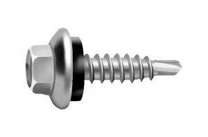 Parafuso Sextavado Ponta Broca #12-14 x 7/8 Costura Zincado