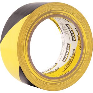 Fita Adesiva Para Demarca��o 48 mm x 30 m Zebrada Vonder
