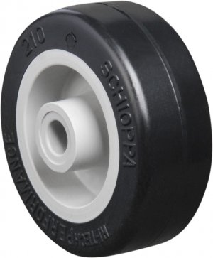 Roda 210 NP-Polipropileno Cor Preta 45kg