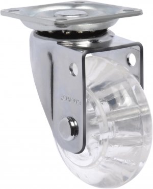 Rod�zio Transparente Girat�rio GLAP 210 GEL S/Freio 30kg