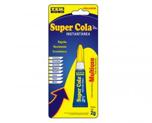 Super Cola 2G em blister Tekbond
