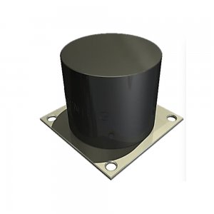 Batente de Borracha G com Chapa Cap. 3.200kg/p�