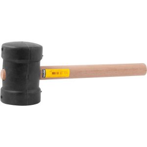 Martelo de Borracha Preto de 80mm - MOMFORT-805004