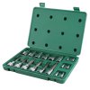 Jogo de Soquetes com Bits Torx 18 Pe�as com Encaixe de 1/4 - 1/2 Pol. SATA